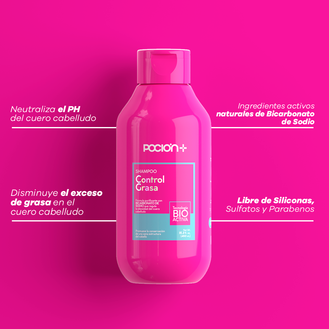 Poción Shampoo control grasa anverso
