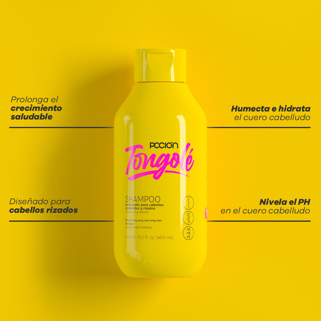 Poción Tongolé shampoo para rizos anverso