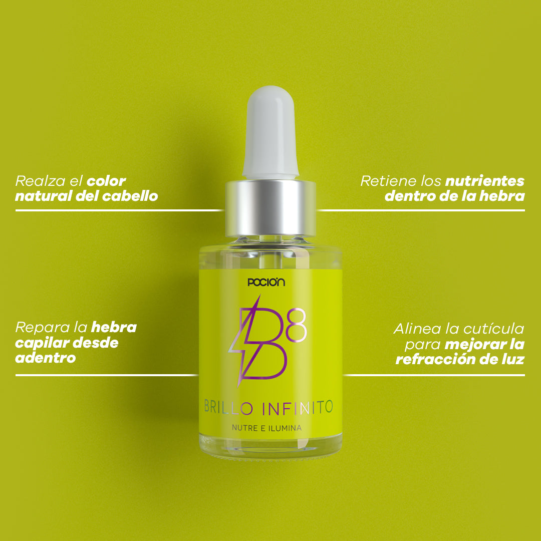 Poción óleo capilar Multifuncional B8 anverso