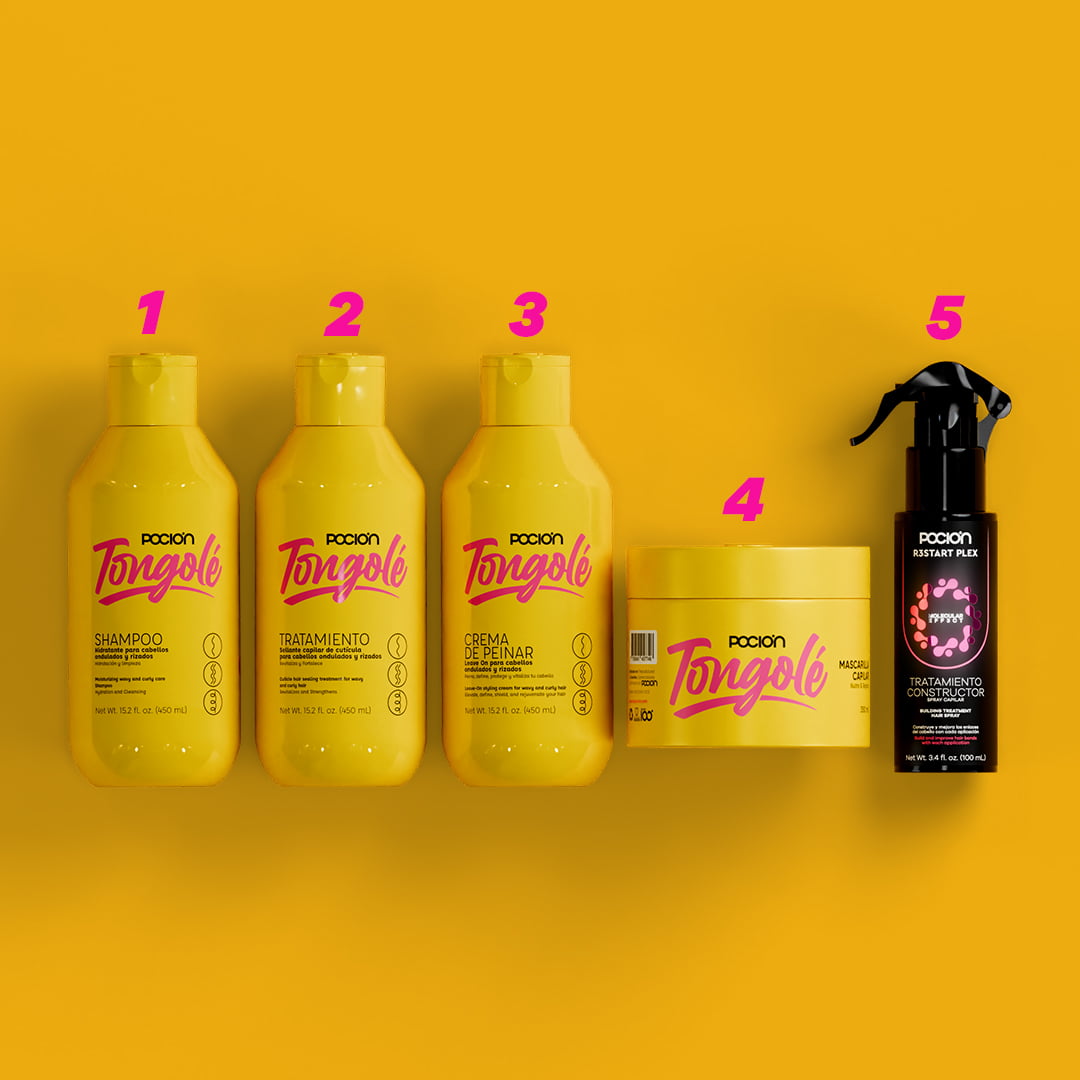 Poción Kit Reconstrucción de Rizos anverso